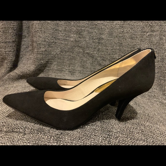 Michael Kors Black Saude Heels - Picture 2 of 5